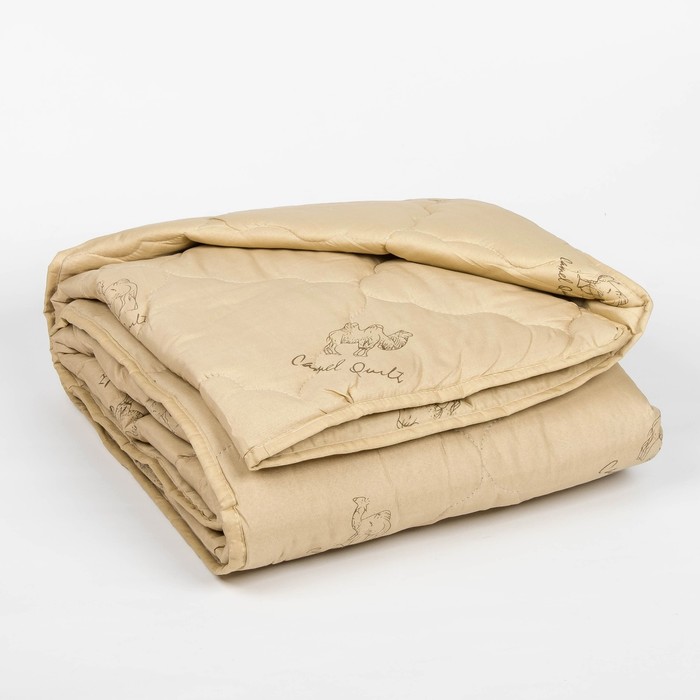 Одеяло всесезонное Адамас "Верблюжья шерсть", размер 172х205 ± 5 см, 300гр/м2, чехол п/э 
