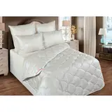 Одеяло зимнее 140х205 см, шерсть мериноса, ткань глосс-сатин, п/э 100%  - фото 2