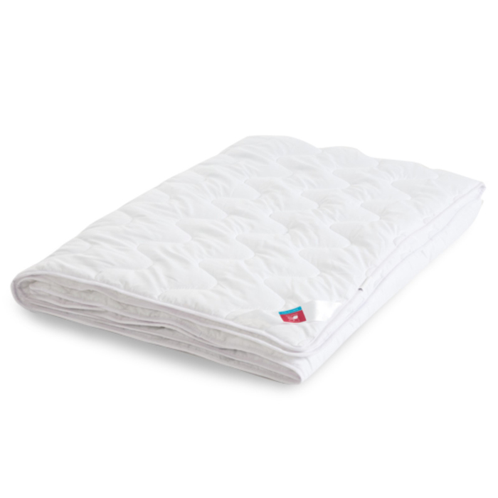 Одеяло лёгкое "Перси", размер 172х205 см, микрофибра, белый 