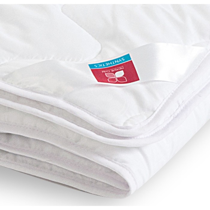 Одеяло лёгкое "Перси", размер 172х205 см, микрофибра, белый 