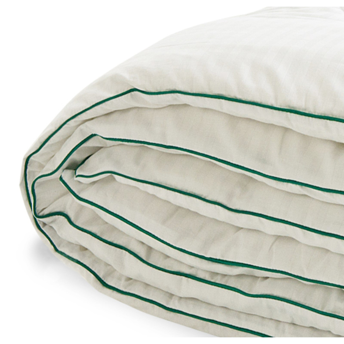 Одеяло лёгкое "Бамбоо", размер 110х140 см, сатин, белый 