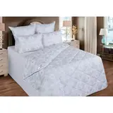 Одеяло станд. 140*205,ОШТ300-15, шелкопряд, ткань тик, п/э 