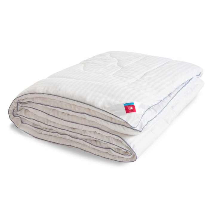 Одеяло тёплое "Элисон", размер 110х140 см, сатин, белый 