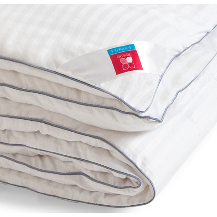 Одеяло тёплое "Элисон", размер 110х140 см, сатин, белый 