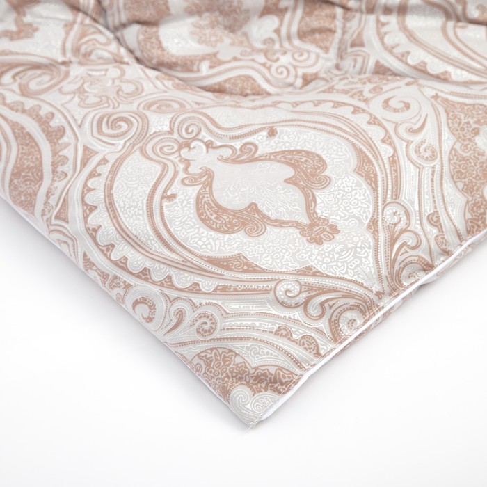 Одеяло зимнее 220х205 см, шерсть верблюда, ткань тик, п/э 100% 