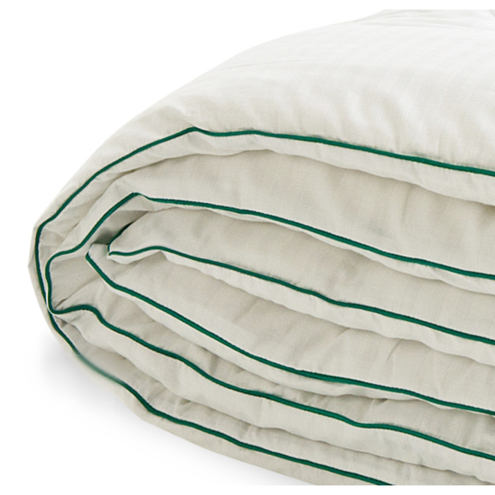 Одеяло тёплое "Бамбоо", размер 140х205 см, сатин, белый 