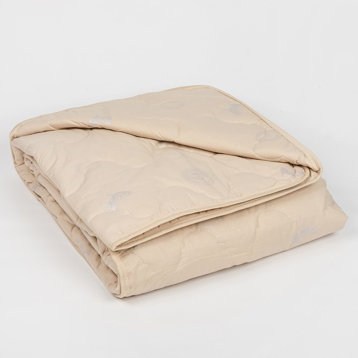 Одеяло всесезонное Адамас "Овечья шерсть", размер 200х220 ± 5 см, 300гр/м2, чехол тик 
