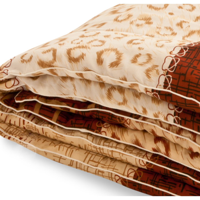 Одеяло тёплое "Золотое руно", размер 140х205 см, смесовая, микс 