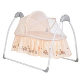 Электрокачели-колыбель Pituso Camellia Beige Zoo SG239 бежевый - фото 4