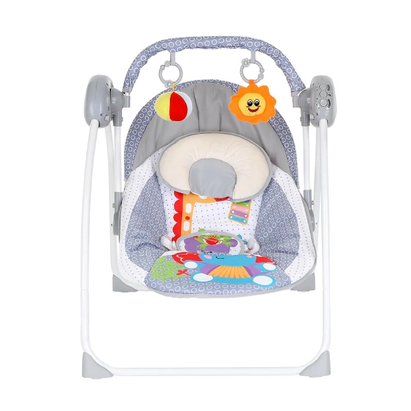 Электрокачели Pituso Malaga Жирафик Grey - фото 3