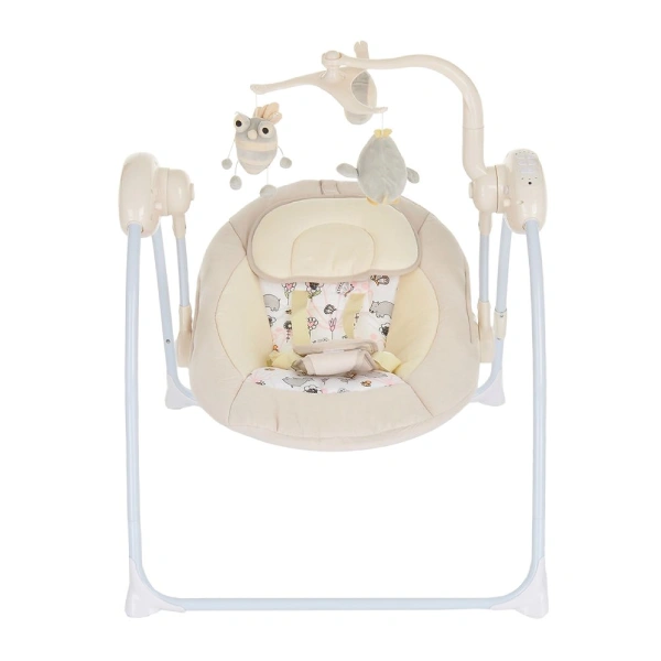 Электрокачели Pituso Marbella Hippo Beige - фото 3