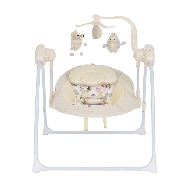 Электрокачели Pituso Marbella Hippo Beige - фото 2
