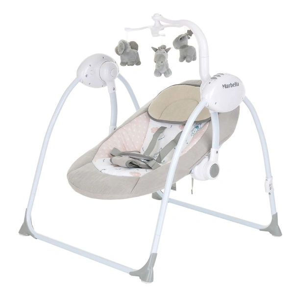 Электрокачели Pituso Marbella Мишки Dark Grey