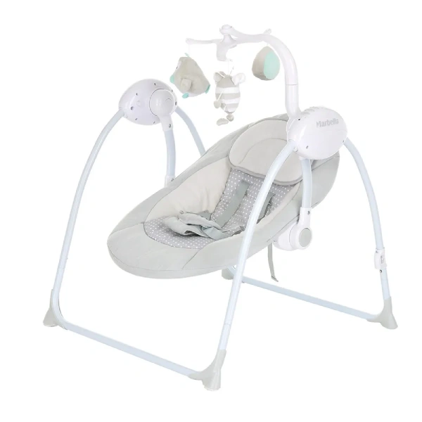 Электрокачели Pituso Marbella Точки Grey