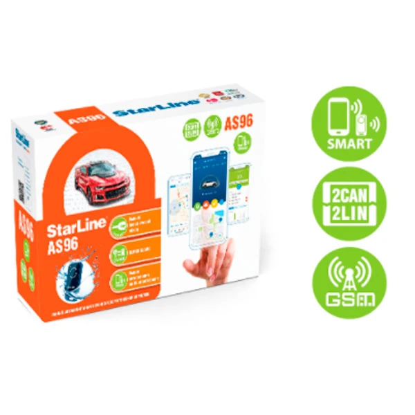 Автосигнализация StarLine AS96 BT 2CAN+2LIN GSM - фото 2