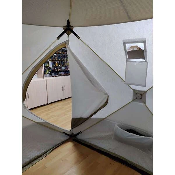 Зимняя палатка Следопыт Premium Куб-4 трехслойная - фото 5