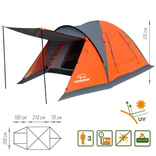 Палатка трехместная Longsinger Иссык (100710)