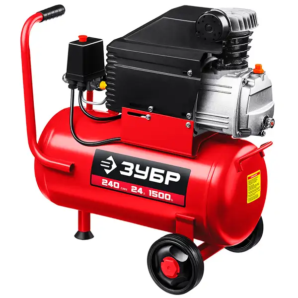 Воздушный компрессор Зубр КПМ-240-24 - фото 2