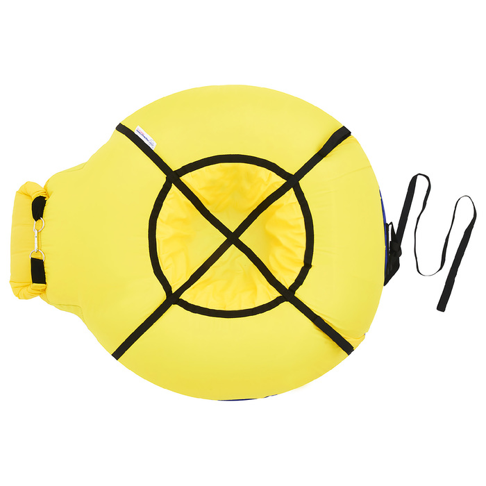 Надувные санки-бубинг, d=100 см, цвет жёлтый 