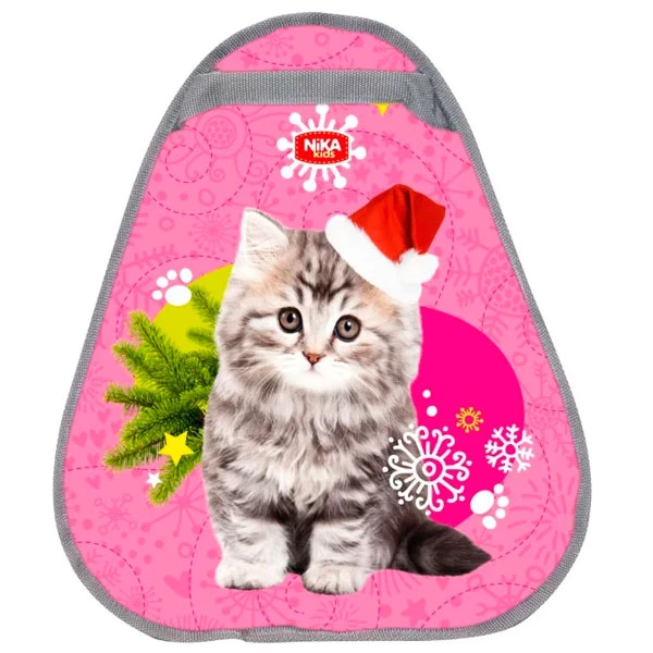 Ледянка мягкая Nika kids ЛГ46/К2 с рисунком котенка