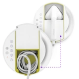 Kitfort бумен кептіргіш КТ-9110 - 2 ақ-жасыл - фото 2