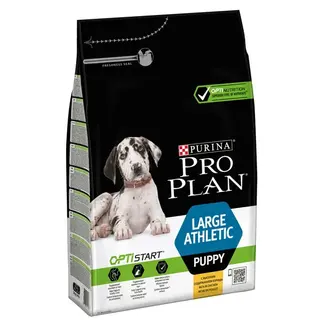 Сухой корм Pro Plan Puppy Large Athletic для щенков крупных пород с курицей 3 кг