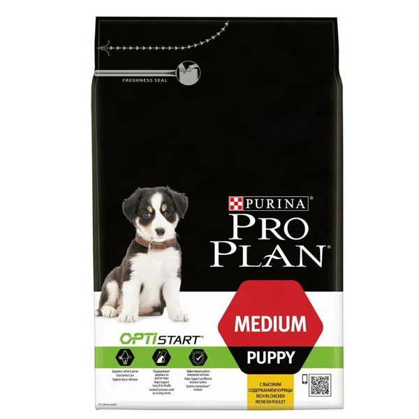 Сухой корм Pro Plan Puppy Medium для щенков средних пород с курицей 12 кг
