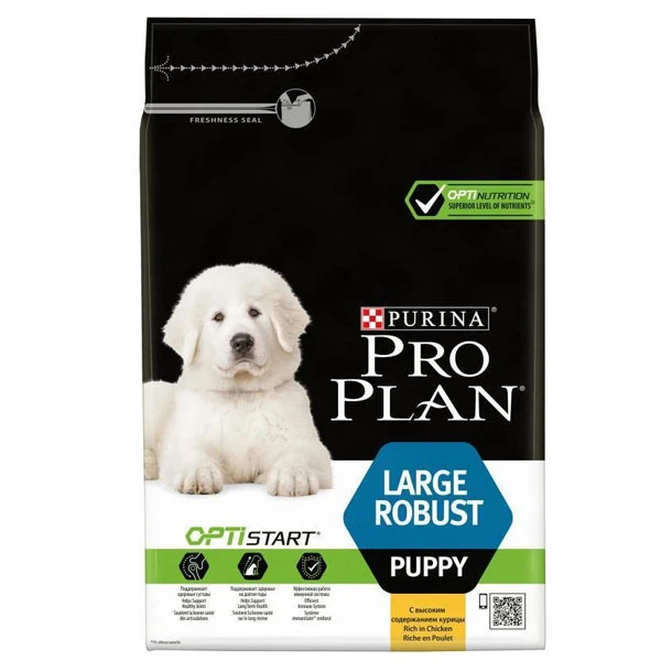 Сухой корм Pro Plan Puppy Large Robust для щенков крупных пород с курицей 12 кг