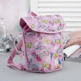 Рюкзак детский, отдел на шнурке, цвет розовый  - фото 2