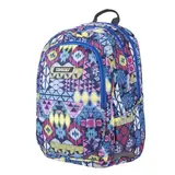 Рюкзак молодежный эргоном.спинка Target 46*32*18 дев "Ацтек" 3 отделения, син/красн/бел  - фото 3