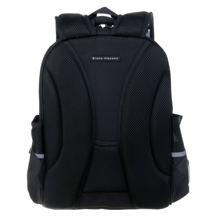 Рюкзак каркасный Bruno Visconti 38 х 30 х 20 см, «Совёнок», чёрный 