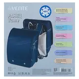 Ранец с клапаном, аналог Рандосеру, 35 х 24 х 18, кожзам, тёмно-синий, в подарочной коробке  - фото 13