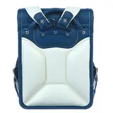 Ранец с клапаном, аналог Рандосеру, 35 х 24 х 18, кожзам, тёмно-синий, в подарочной коробке  - фото 15