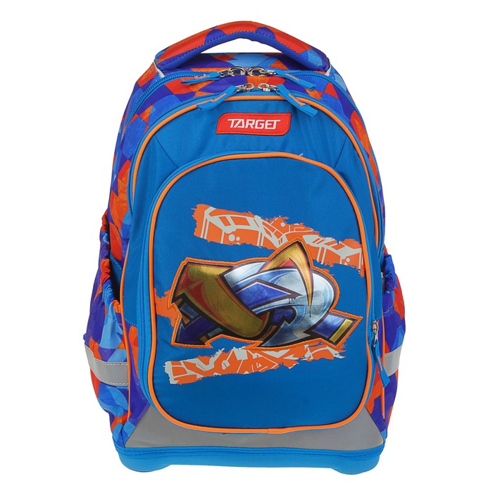 Рюкзак школьный эргономичная спинка для мальчика Target 45*34*21 суперлегкий Murales, синий 21360 