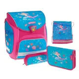 Ранец на замке Herlitz Sporti Plus, 38 х 36 х 22 см, для девочек, с наполнением, Flower Princess  - фото 14