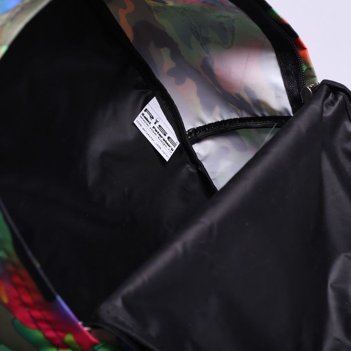Рюкзак молодёжный, отдел на молнии, наружный карман, цвет зелёный 