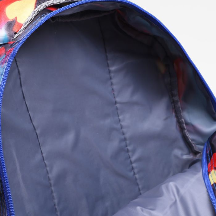 Рюкзак школьный, отдел на молнии, 3 наружных кармана, 2 боковые сетки, цвет разноцветный 