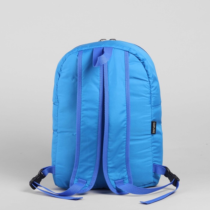 Рюкзак молодёжный, молодёжный, отдел на молнии, цвет голубой 