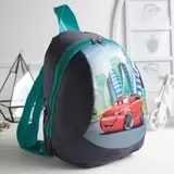 Рюкзак детский, отдел на молнии, цвет зелёный  - фото 2