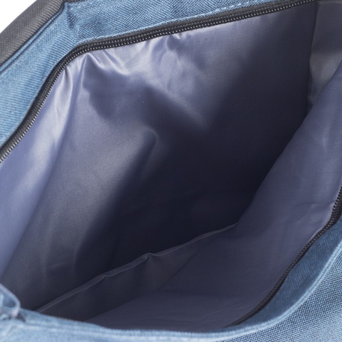 Рюкзак молодёжный, отдел на молнии, наружный карман, цвет синий/чёрный 
