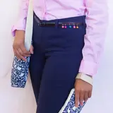 Рюкзак школьный, набор, сумка, косметичка, цвет синий  - фото 12