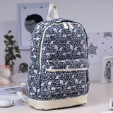 Рюкзак школьный, набор, сумка, косметичка, цвет синий  - фото 3