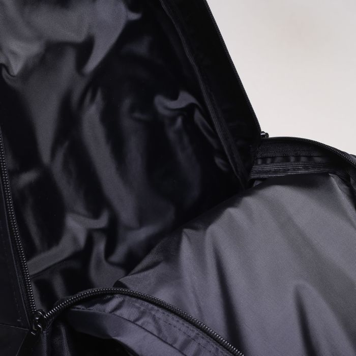 Рюкзак школьный, 2 отдела на молниях, наружный карман, цвет чёрный 
