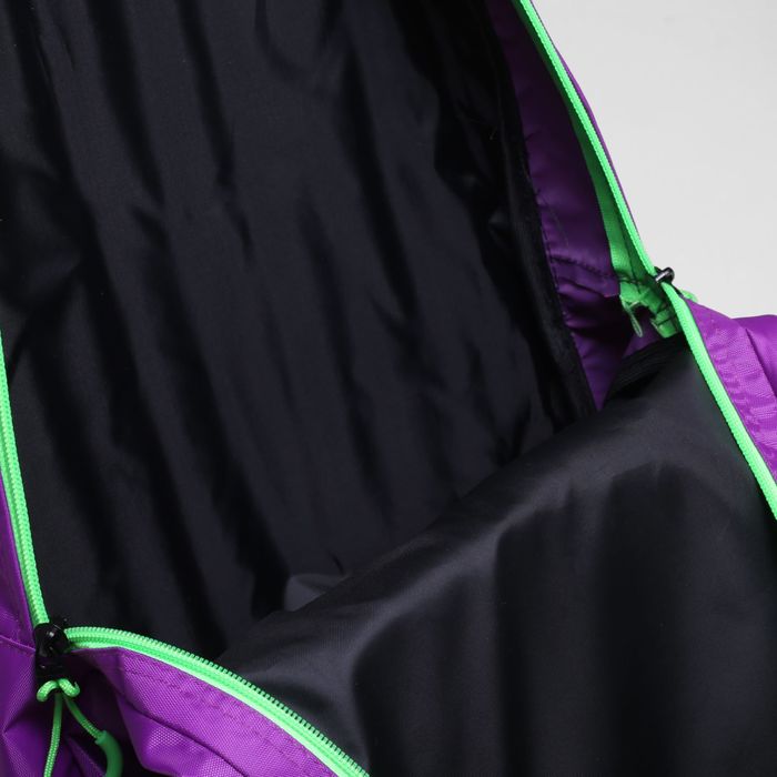 Рюкзак школьный, 2 отдела на молниях, наружный карман, цвет фиолетовый 