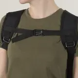 Рюкзак школьный, отдел на молнии, наружный карман, цвет чёрный  - фото 3