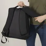 Рюкзак школьный, отдел на молнии, наружный карман, цвет чёрный  - фото 6