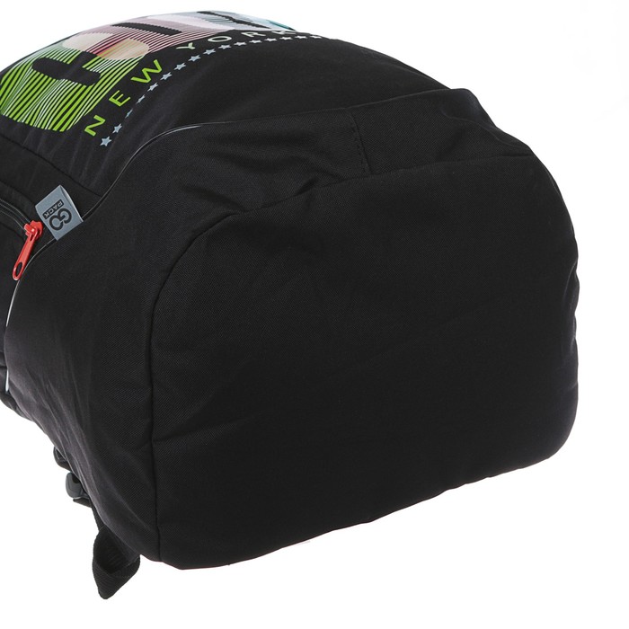 Рюкзак молодёжный GoPack 120 43 х 32 х 16 см, Cool, чёрный 