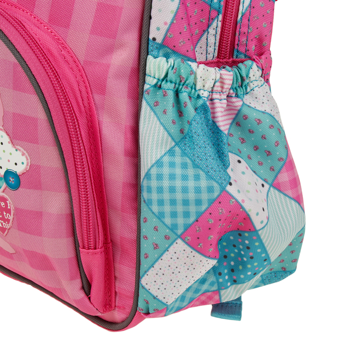Рюкзак школьный для девочки Target 34*28*12 «Летняя любовь», розовый/голубой 