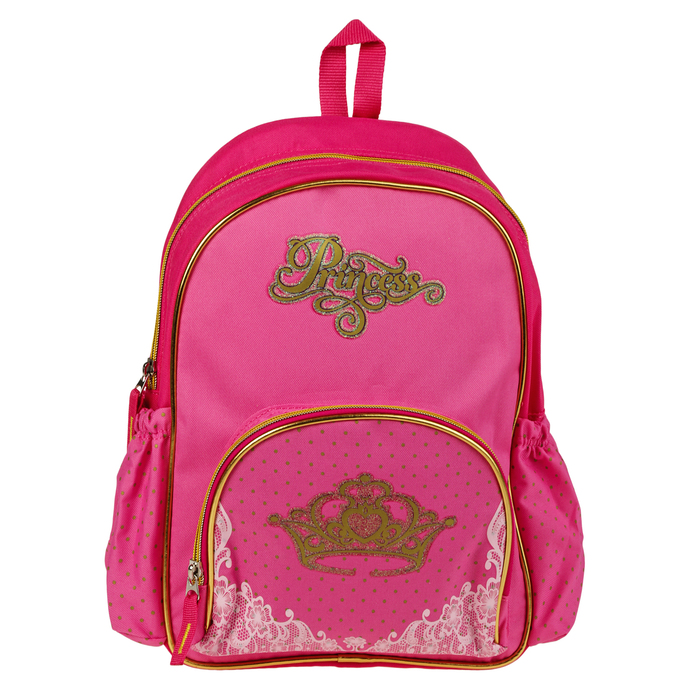Рюкзак школьный для девочки Target 34*28*12 «Принцесса», розовый 