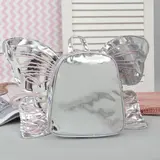 Рюкзак детский, отдел на молнии, с крыльями, цвет серебро  - фото 5